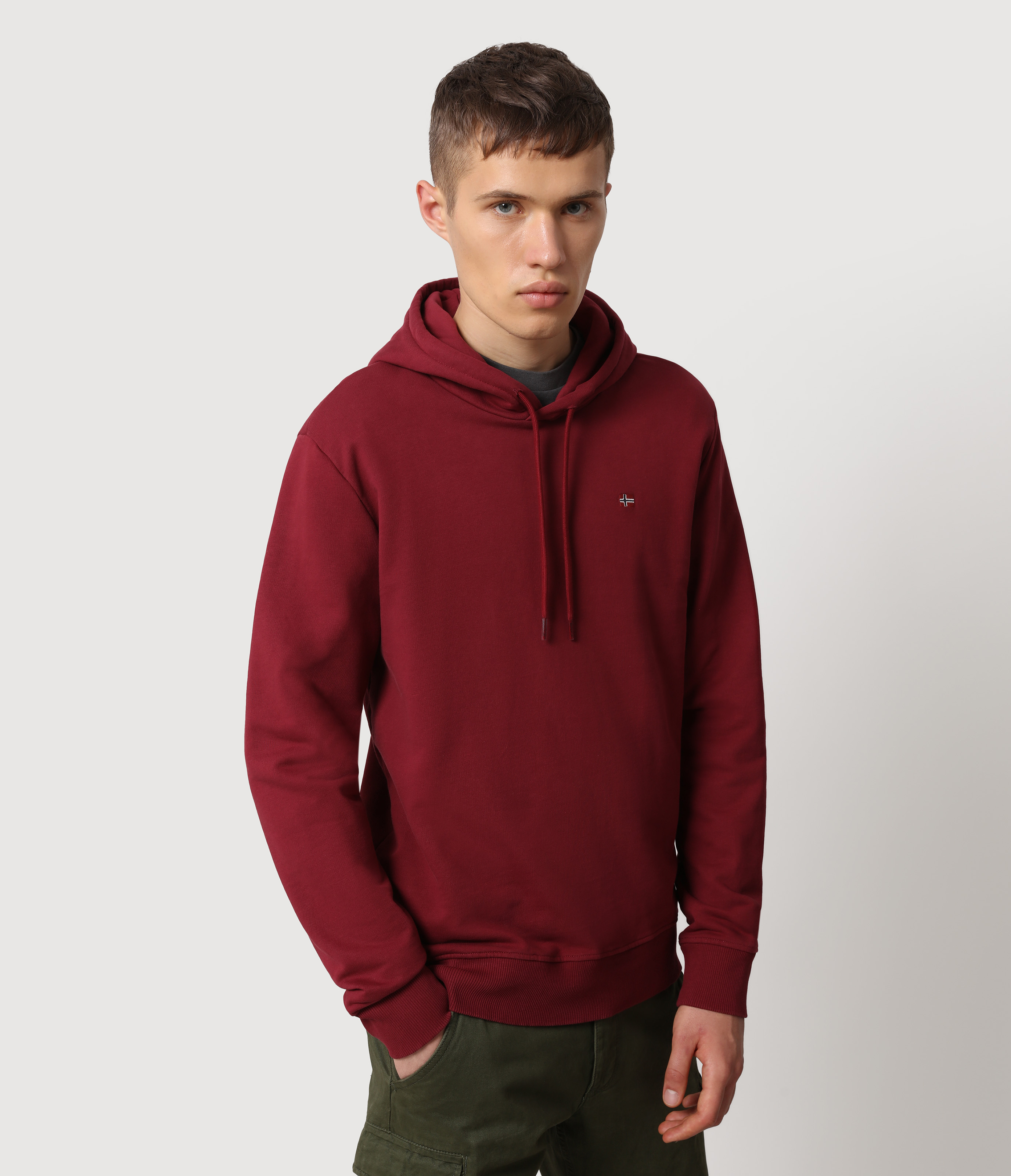 NAPAPIJRI Sudadera Con Capucha Balis Para Hombre - Negro Modelo NP0A4HED Algodón, Negro , S