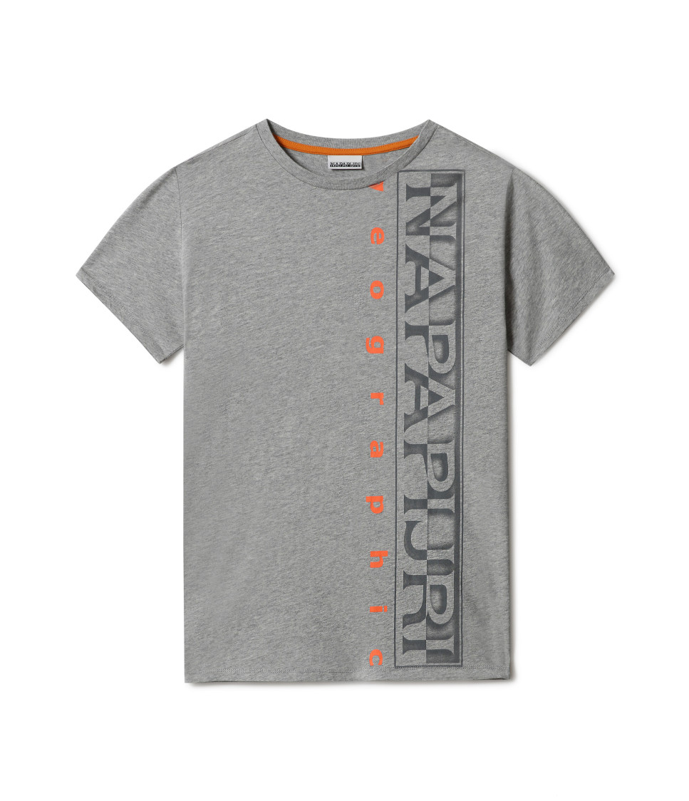 K SADYR LOGO MEDIUM GREY MELANGE