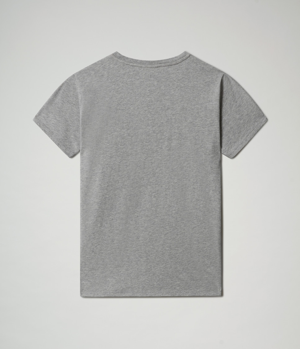 K SADYR LOGO MEDIUM GREY MELANGE