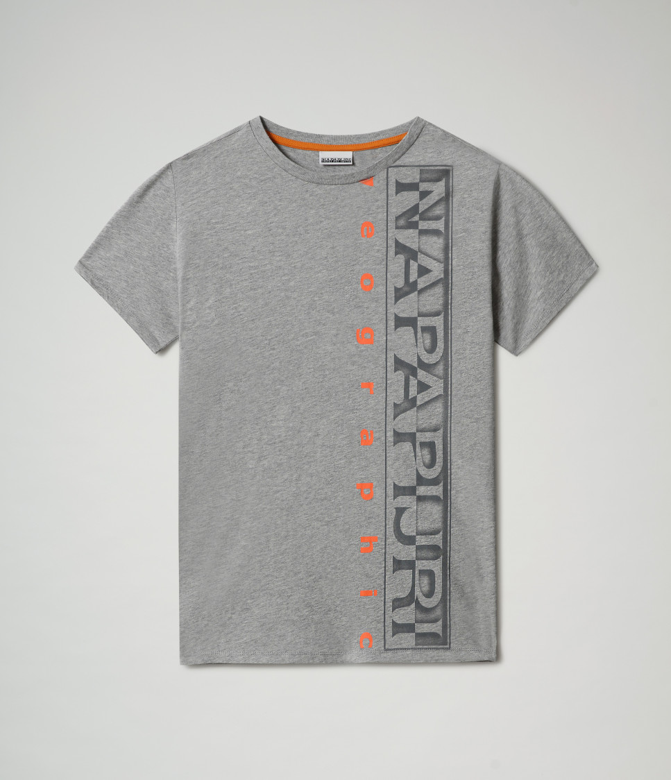 K SADYR LOGO MEDIUM GREY MELANGE