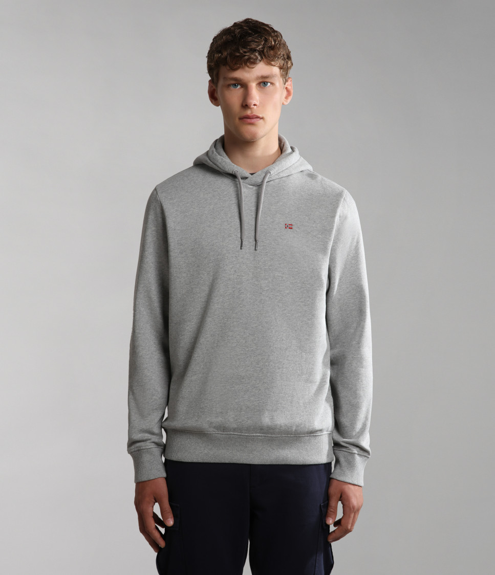 BALIS HOOD MED GREY MEL