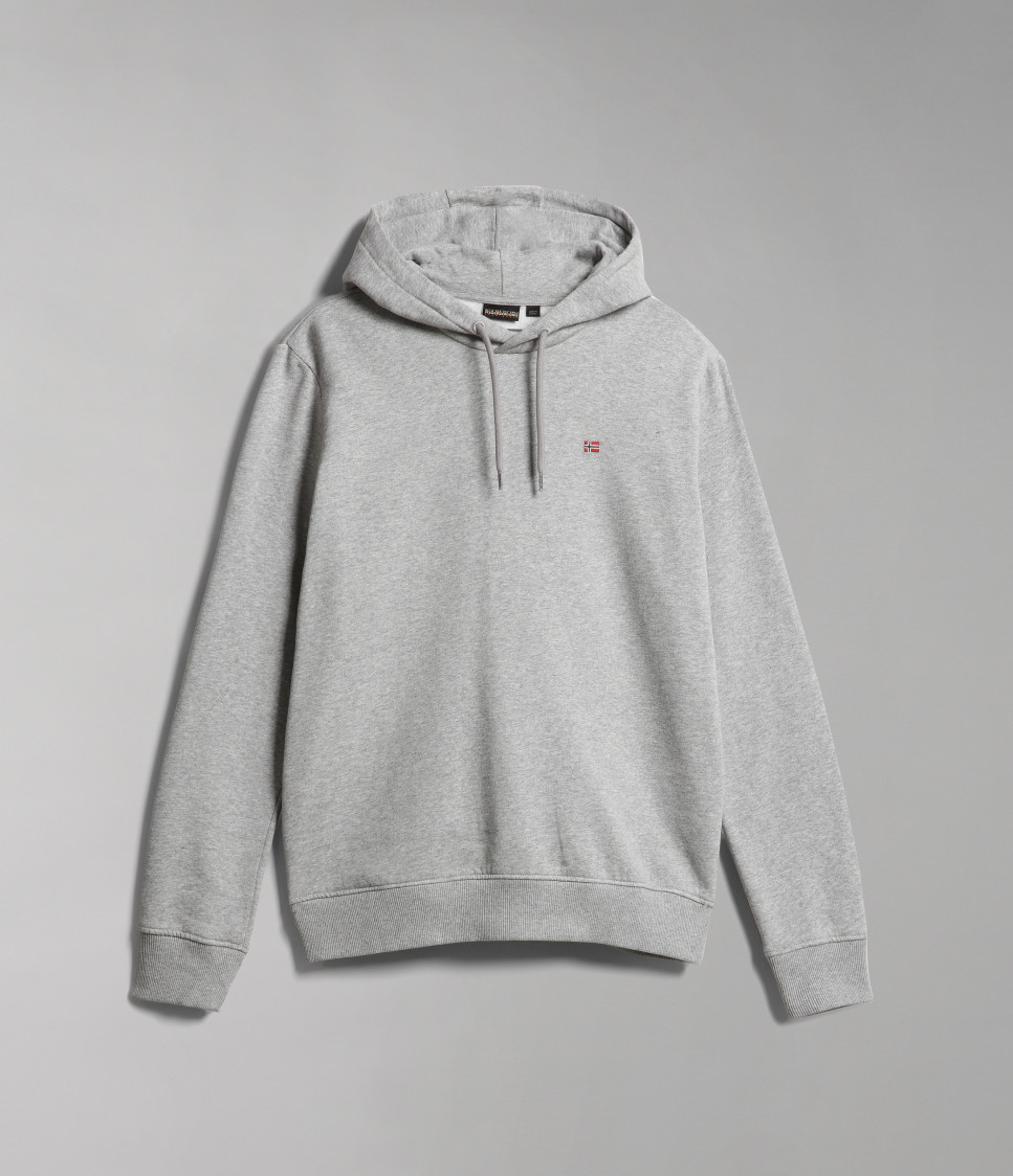 BALIS HOOD MED GREY MEL