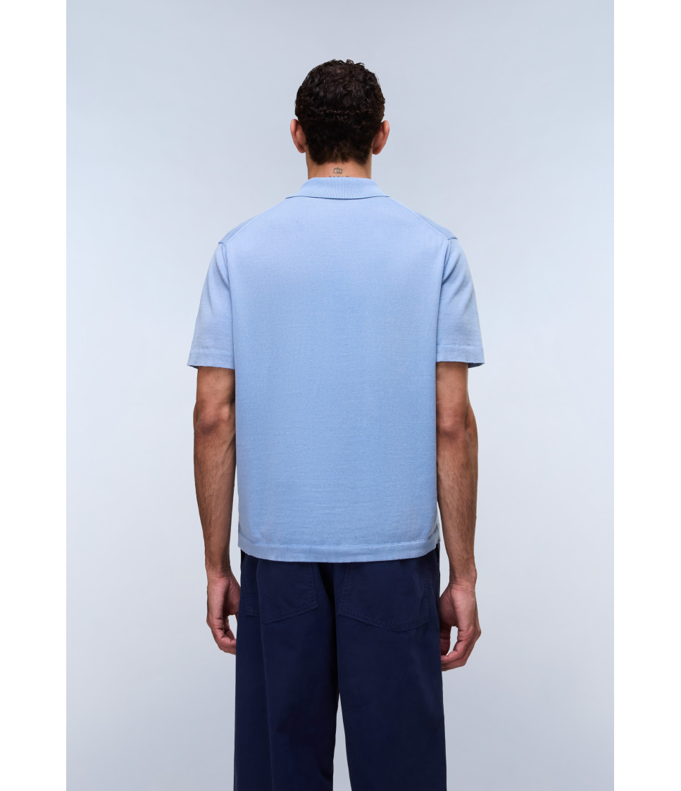 D-HUDSON POLO SS BLUE JASPER B9A 