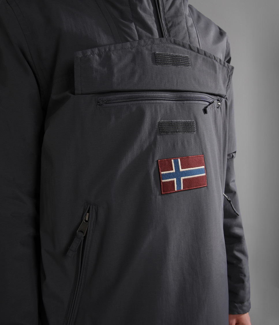 RAINFOREST POCKET 2 DARK GREY SOLID