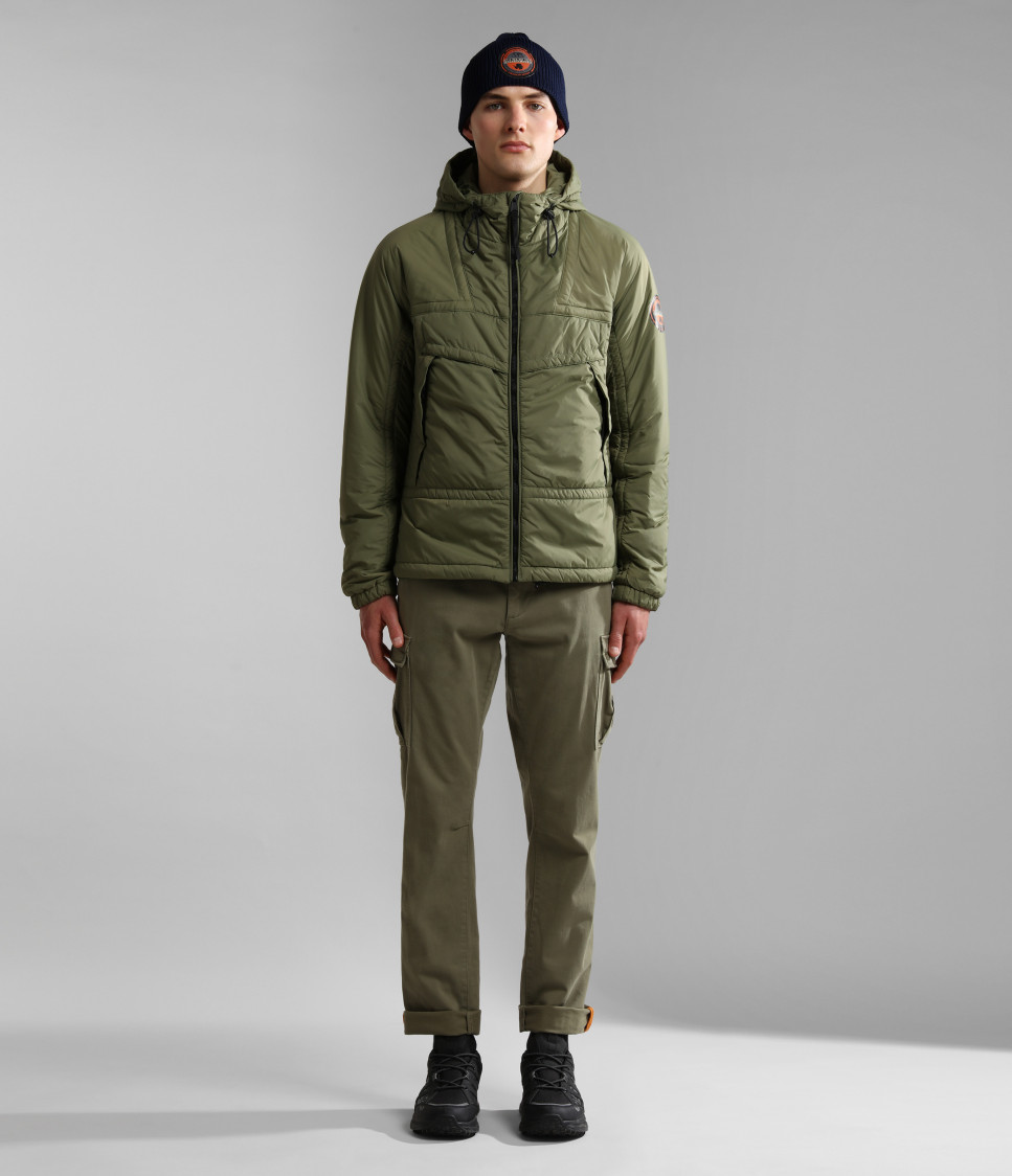 CIRCULAR PARKA GREEN LICHEN