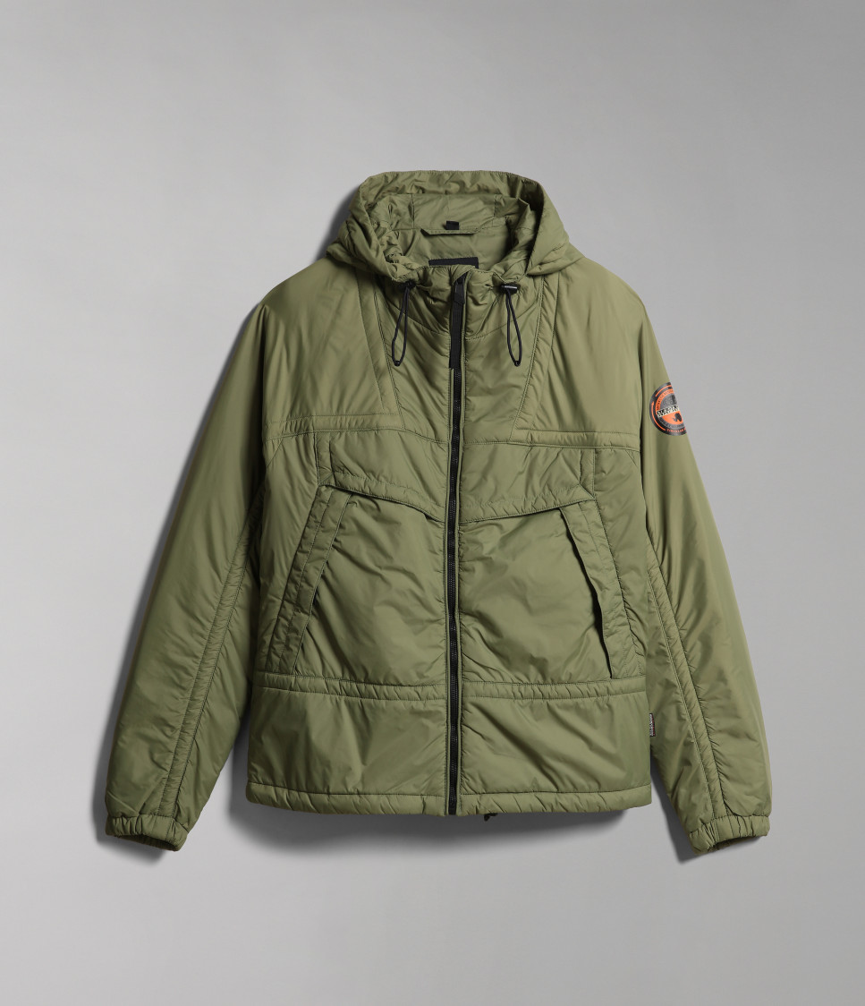 CIRCULAR PARKA GREEN LICHEN