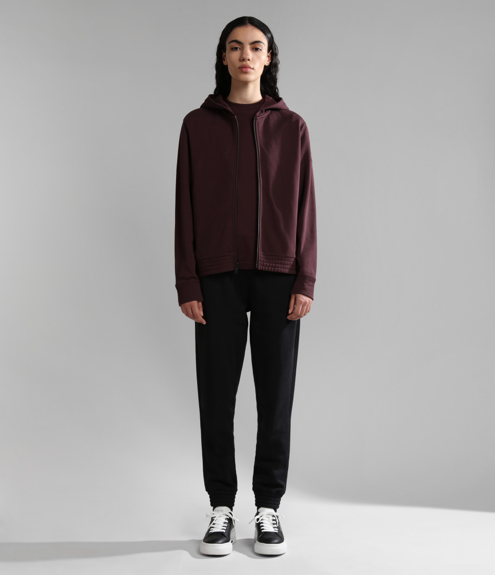 B-CASCADE FZH W BURGUNDY FUDGE