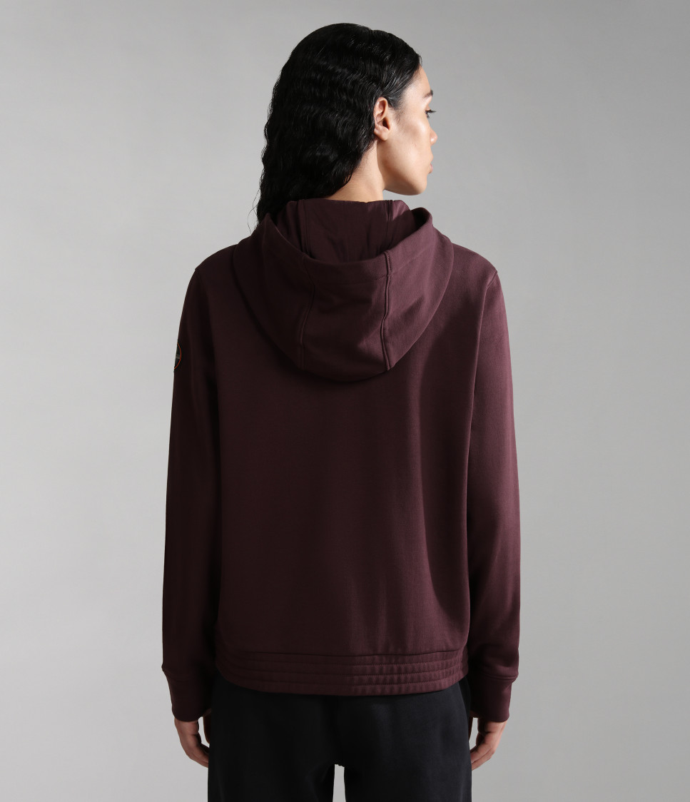 B-CASCADE FZH W BURGUNDY FUDGE