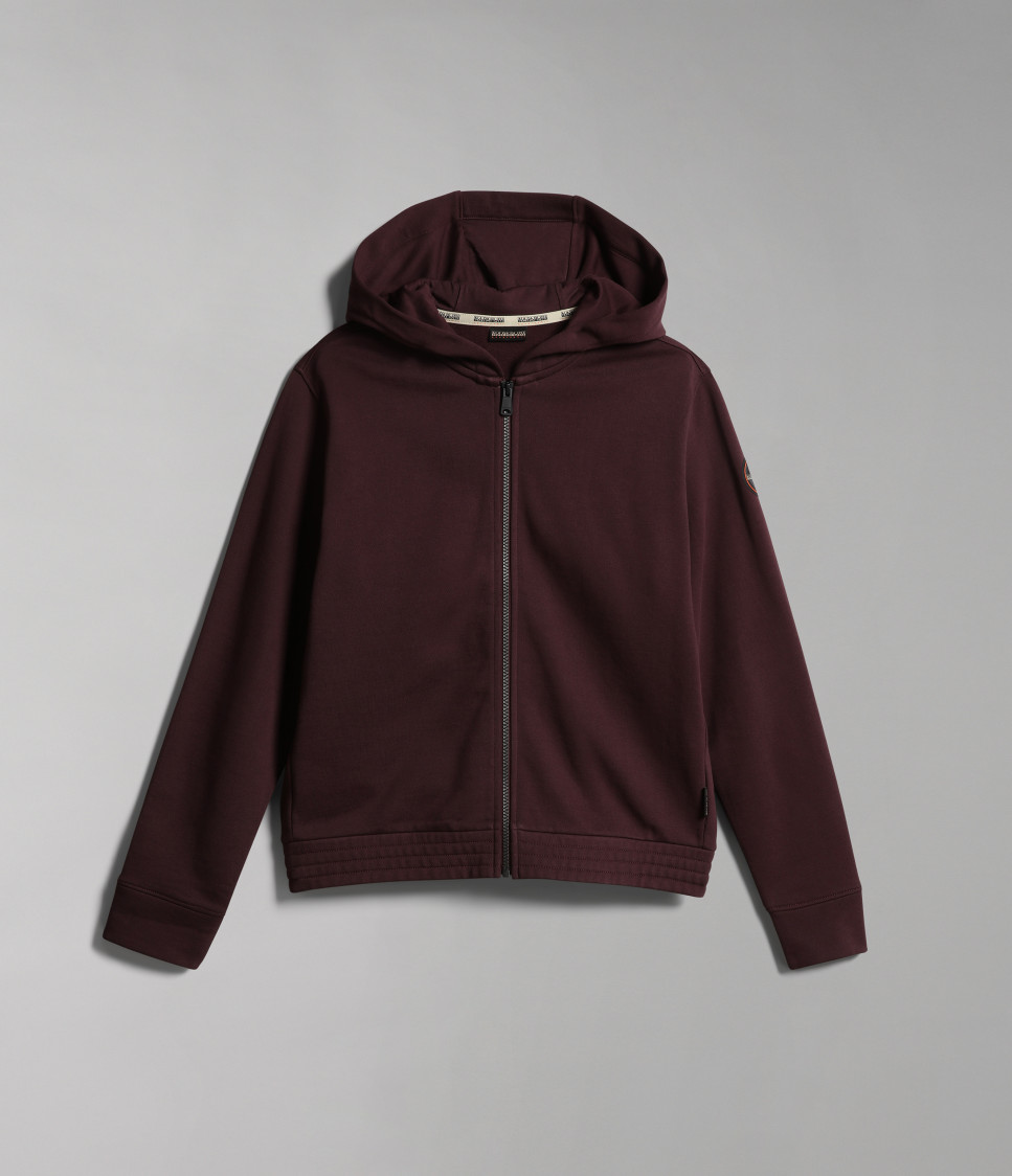 B-CASCADE FZH W BURGUNDY FUDGE