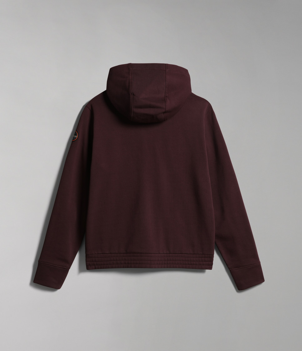 B-CASCADE FZH W BURGUNDY FUDGE