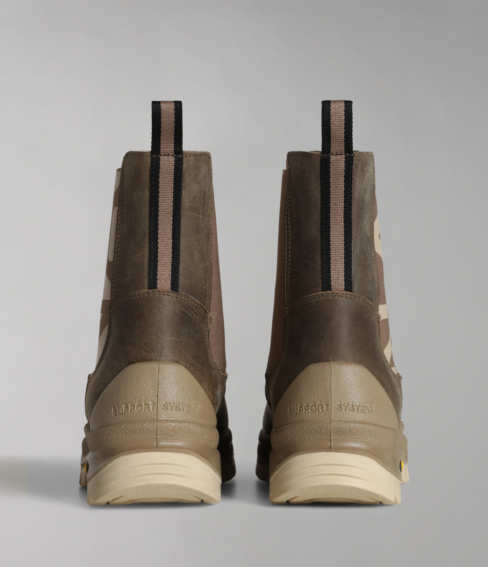 F2PEAK02/LEA TAUPE Z28