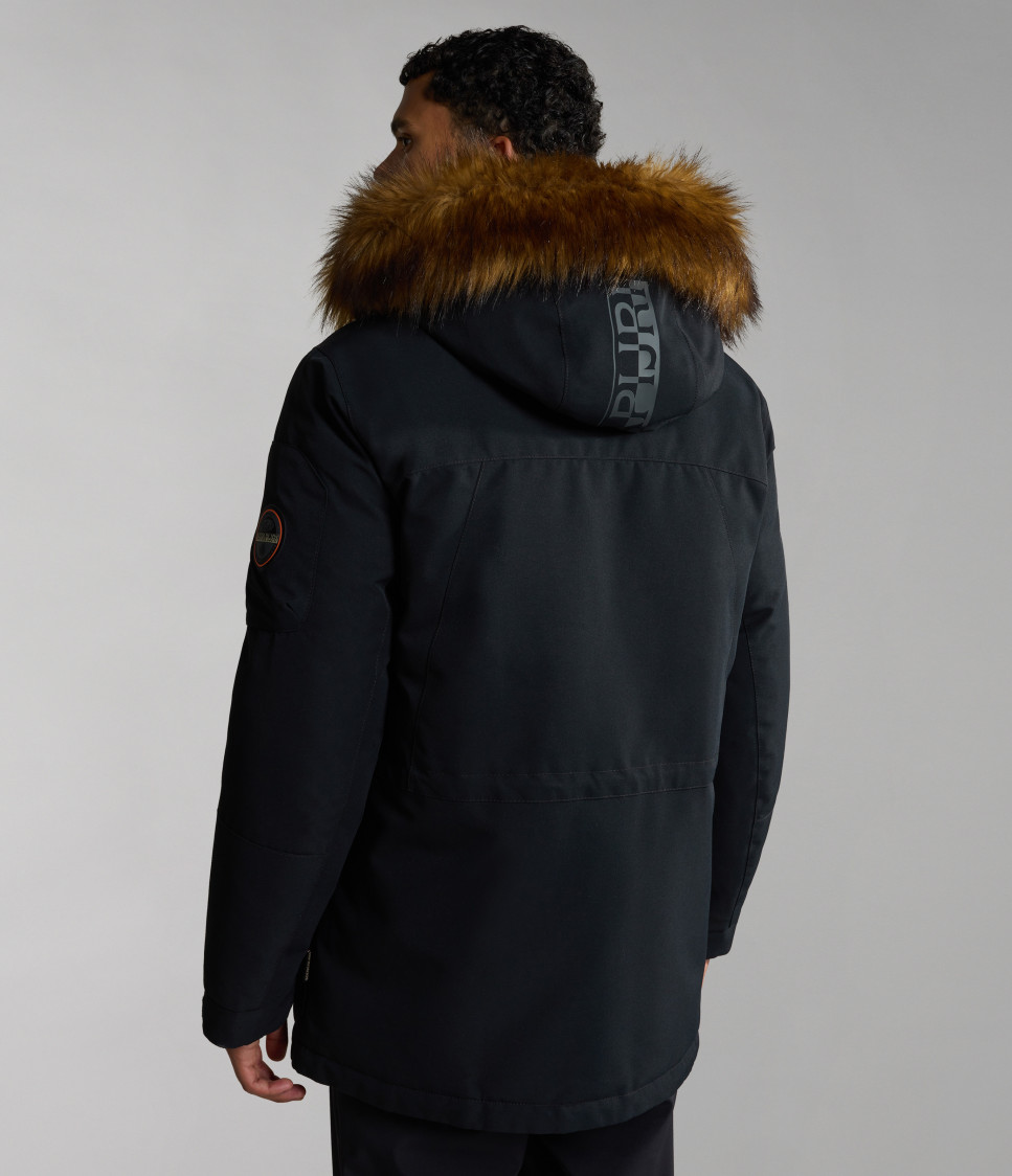 A-DNA EXPLORER PARKA BLACK 041