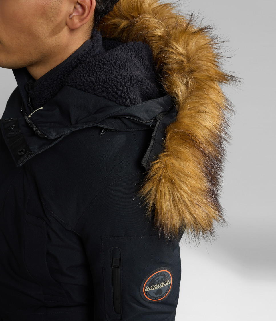 A-DNA EXPLORER PARKA BLACK 041
