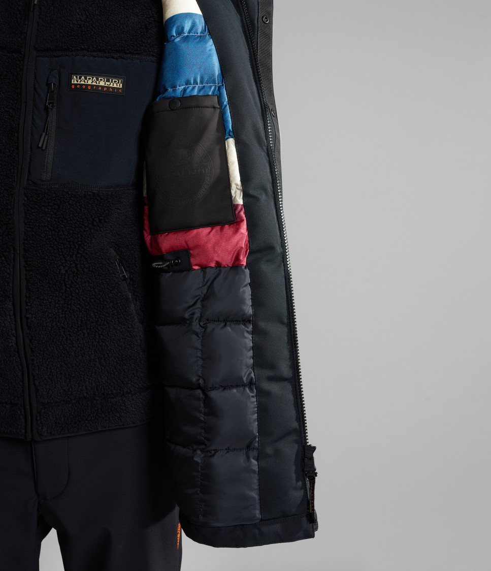 A-DNA EXPLORER PARKA BLACK 041
