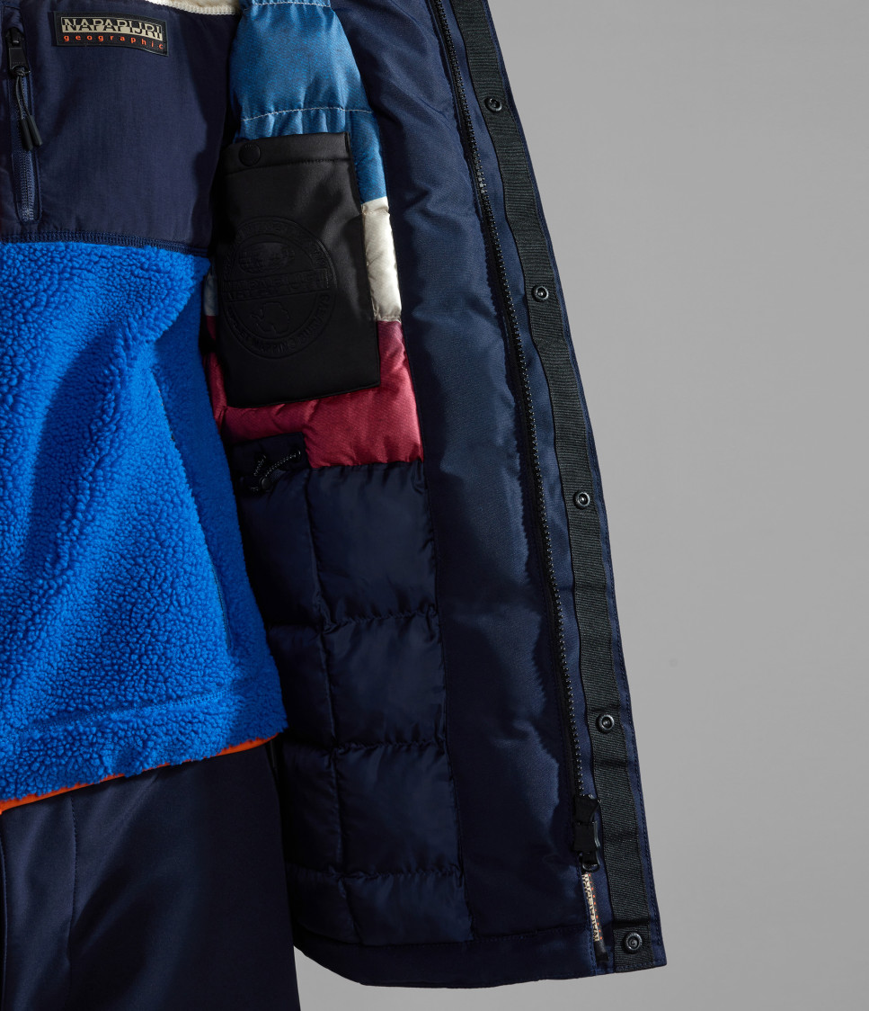 A-DNA EXPLORER PARKA BLU MARINE
