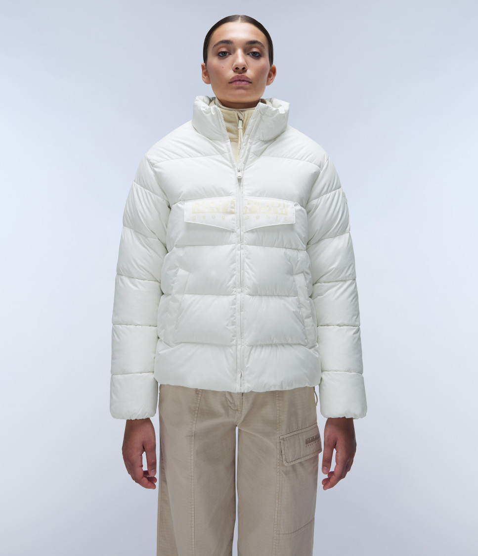 RF PUFFER OPEN W WHITE HERON 