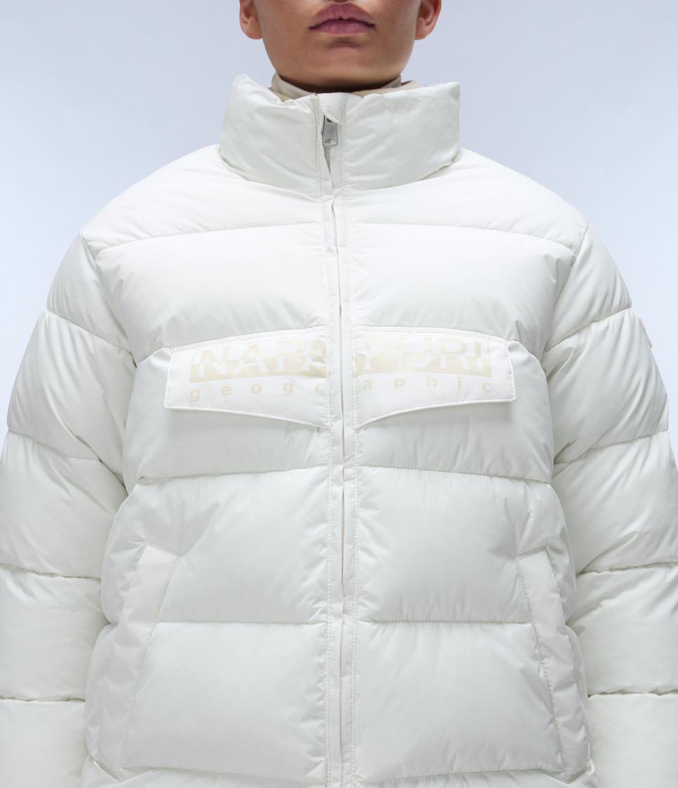 RF PUFFER OPEN W WHITE HERON 