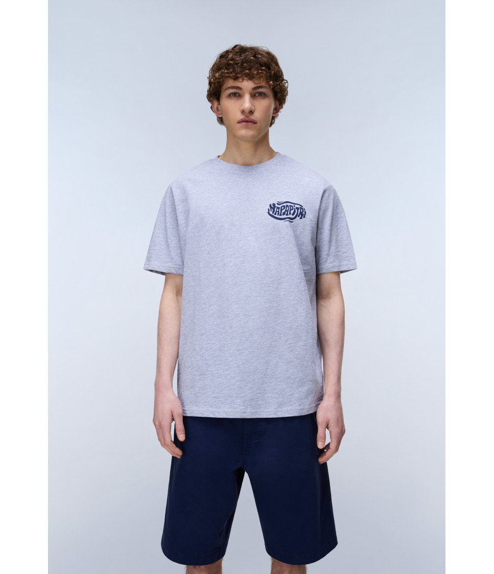 S-ELIOR SS LIGHT GREY MELANGE 