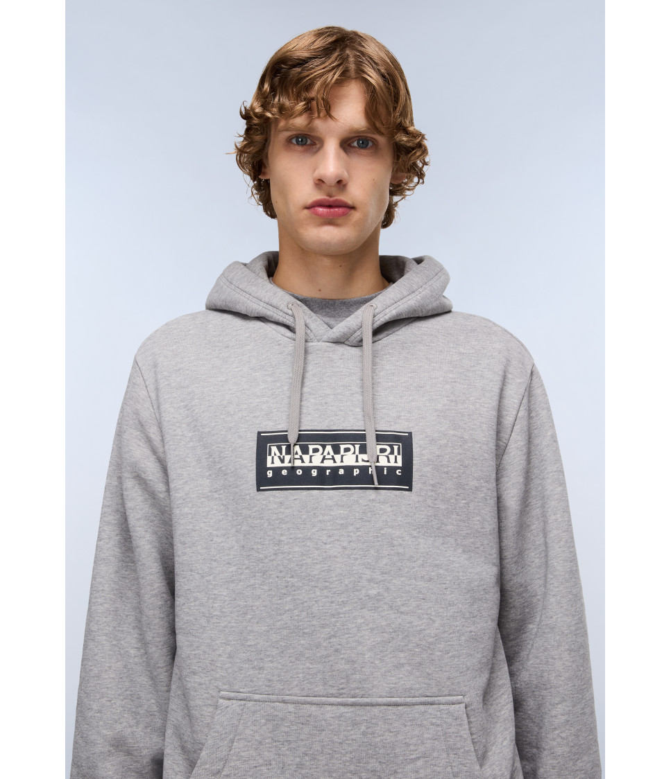 B-BOX LOGO H MEDIUM GREY MELANGE
