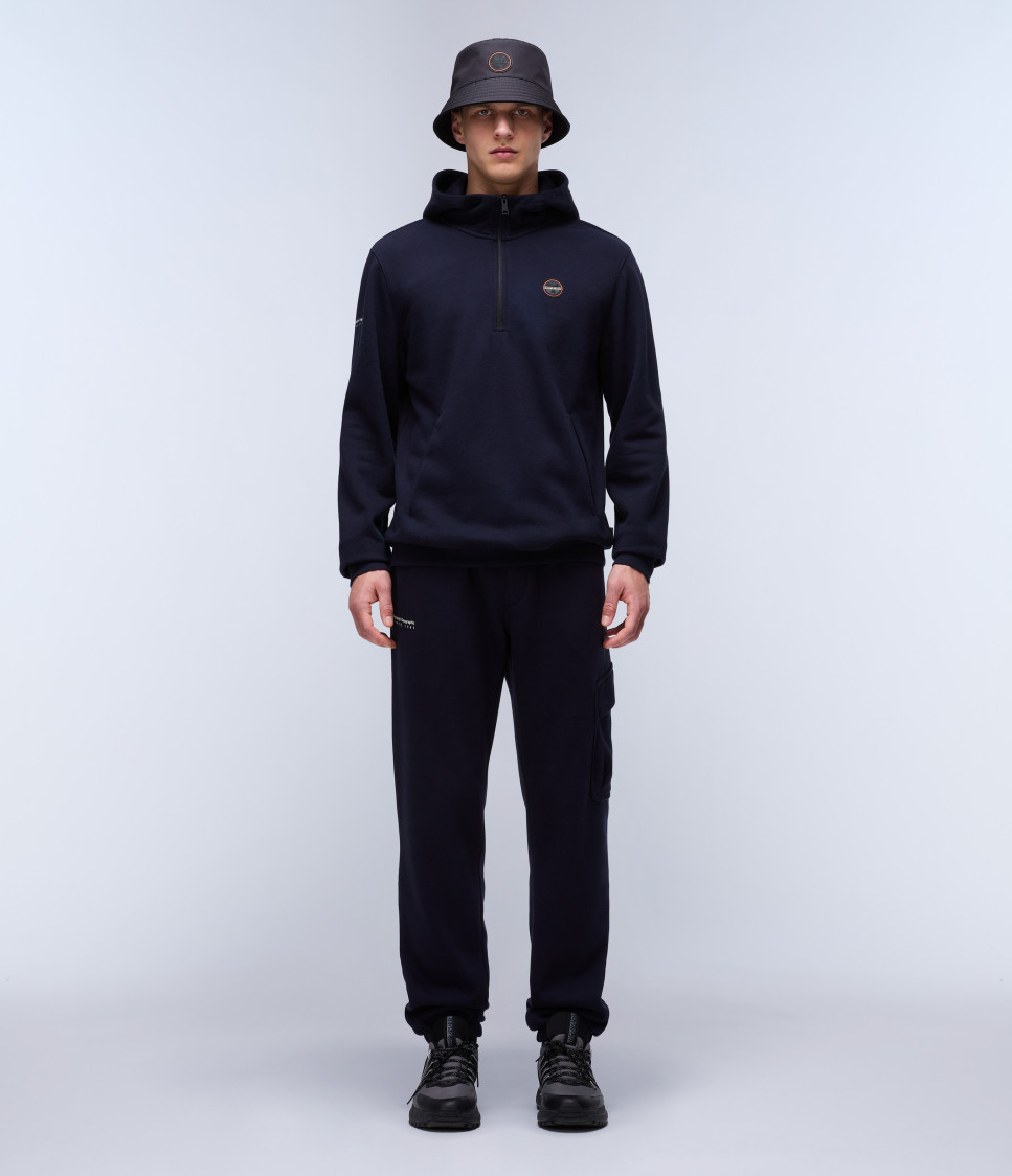 M-BADGE CARGO BLU MARINE