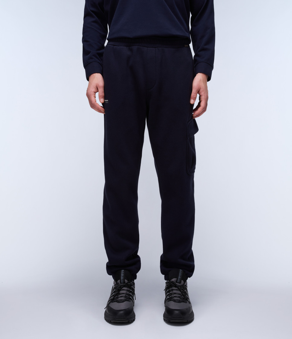 M-BADGE CARGO BLU MARINE