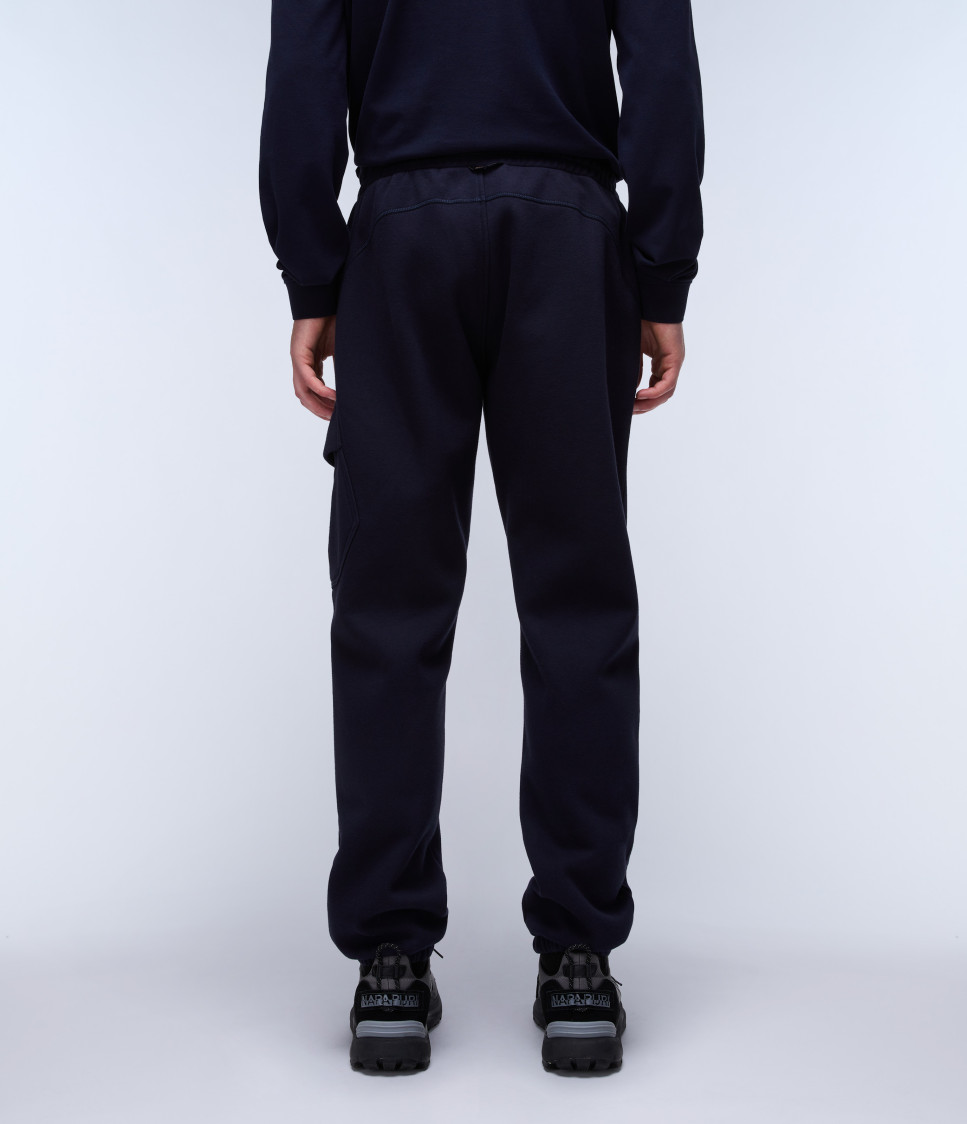 M-BADGE CARGO BLU MARINE