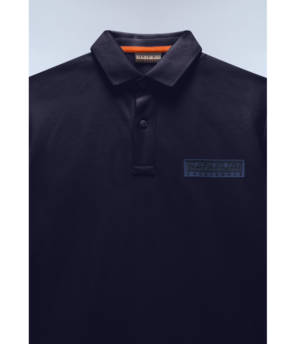 K E-NEW BOX LOGO SS BLU MARINE 