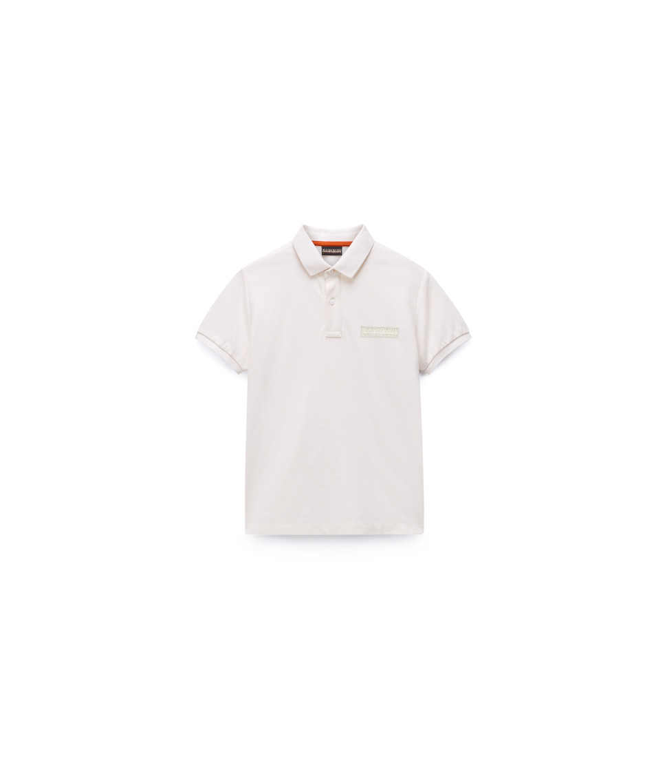 K E-NEW BOX LOGO SS WHITE WHISPER 