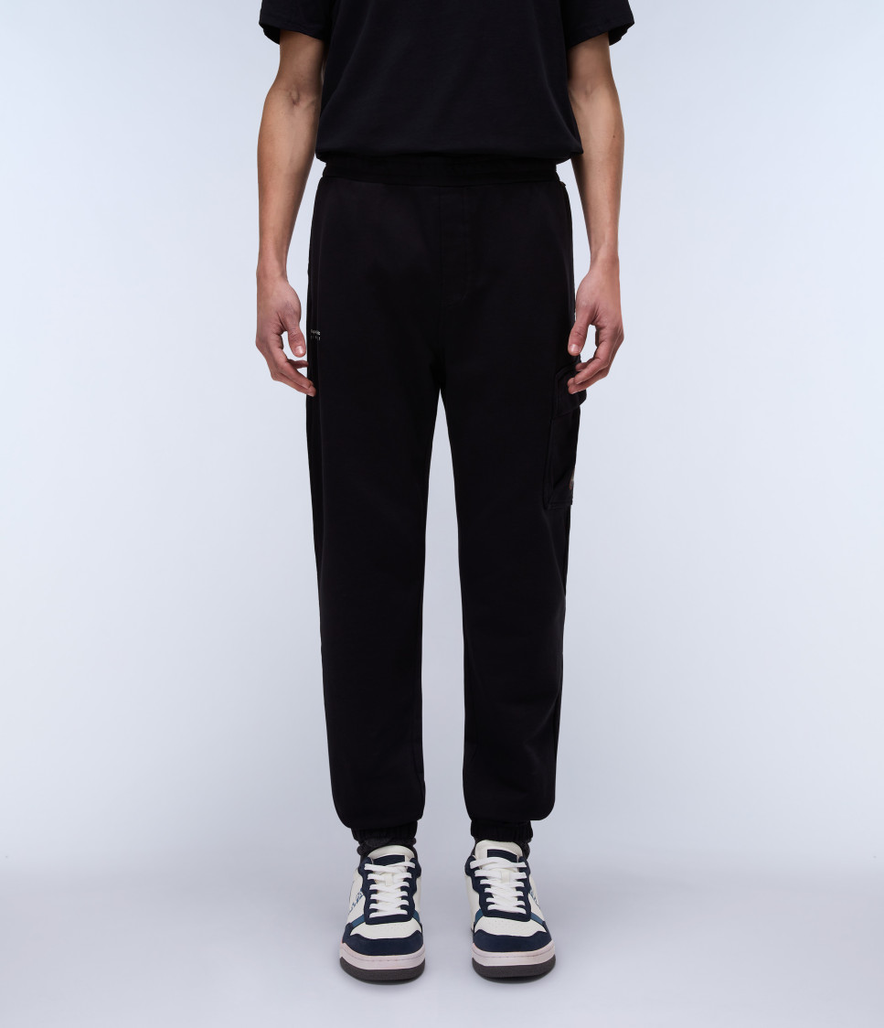 M-BADGE CARGO SUM BLACK 041