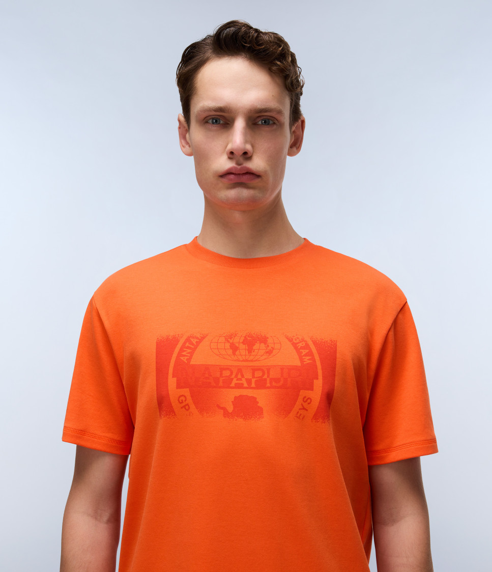 S-VANNI PRT SS ORANGE RED