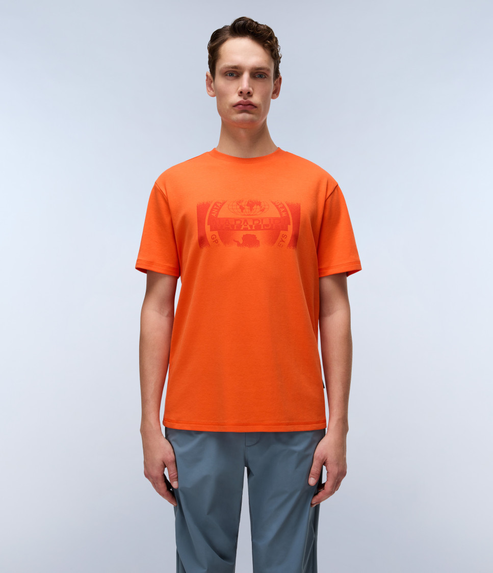 S-VANNI PRT SS ORANGE RED