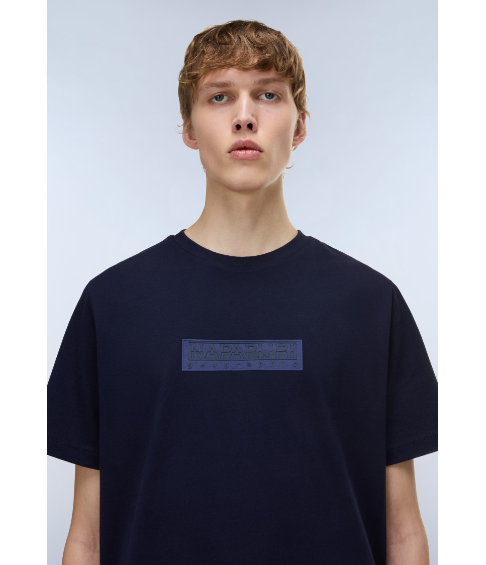 S-BOX LOGO SS 1 BLU MARINE 