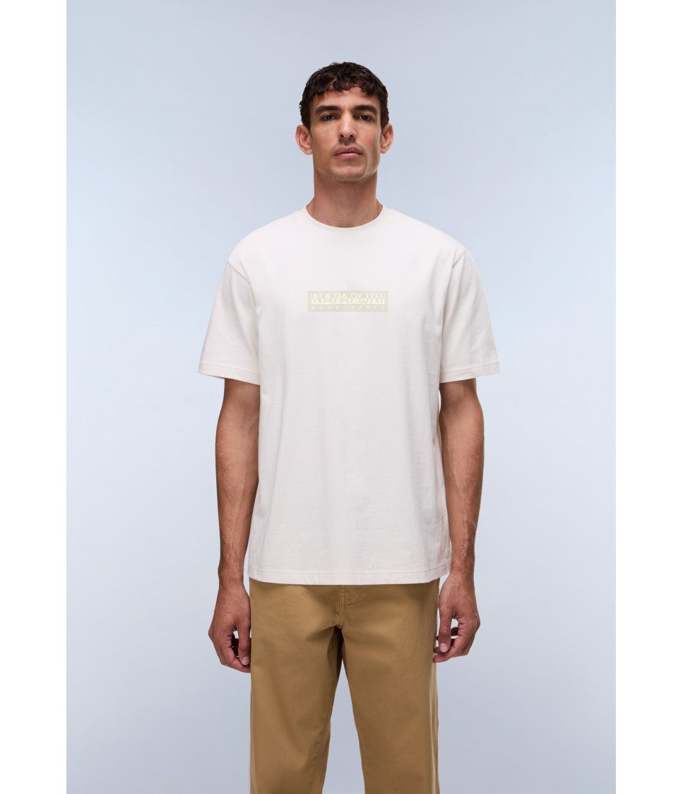 S-BOX LOGO SS 1 WHITE WHISPER 