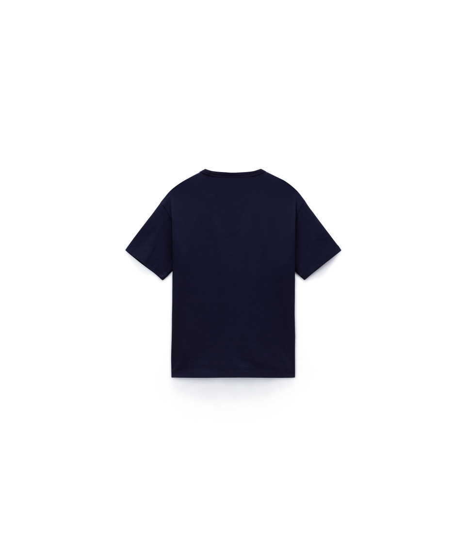 K S-NEW BOX LOGO SS BLU MARINE 