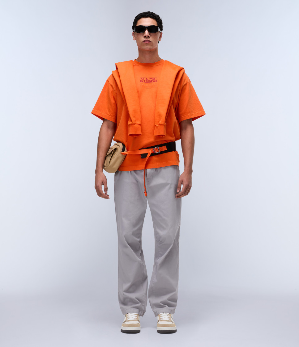 S-CORTONA SS SUM ORANGE RED