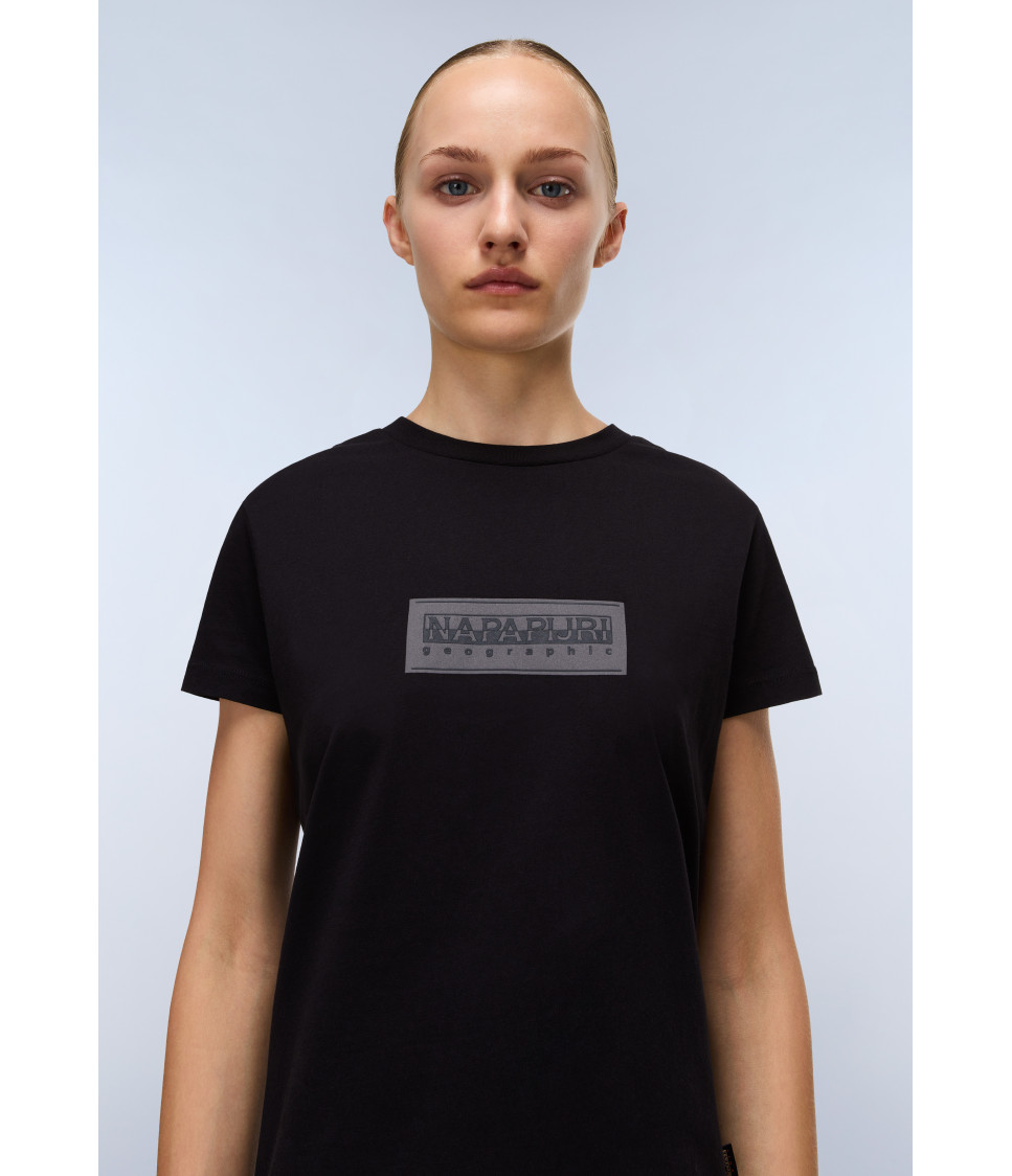 S-BOX LOGO SS W 1 BLACK 041 