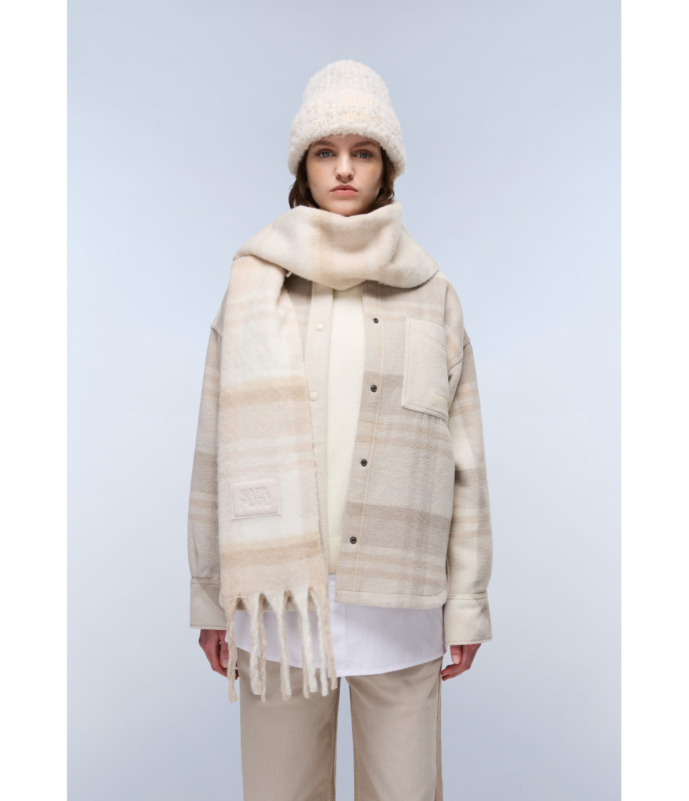 F-PENIA SCARF W BEIGE DIMITY 