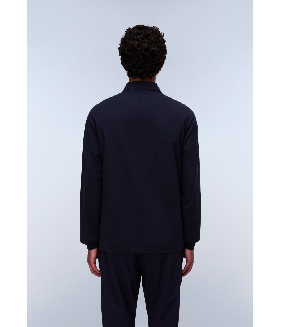 E-BADGE LS BLU MARINE 