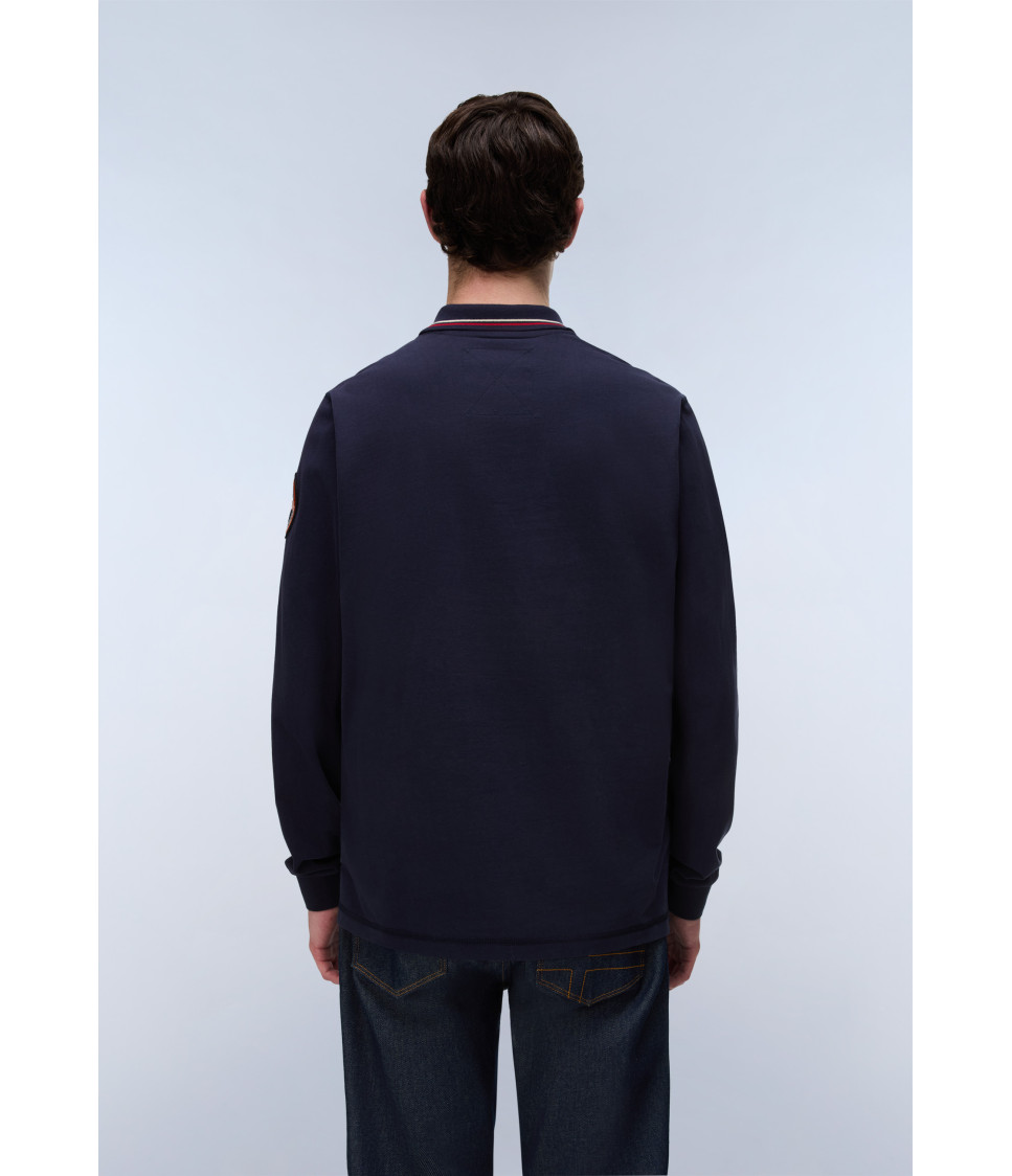 E-ARCHIVE POLO LS BLU MARINE 