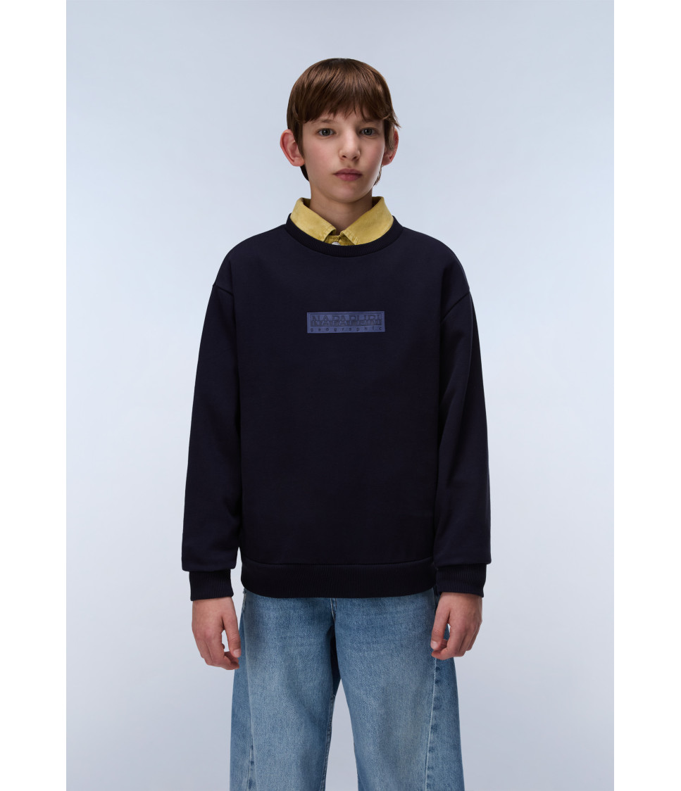 K B-NEW BOX LOGO C W BLU MARINE 