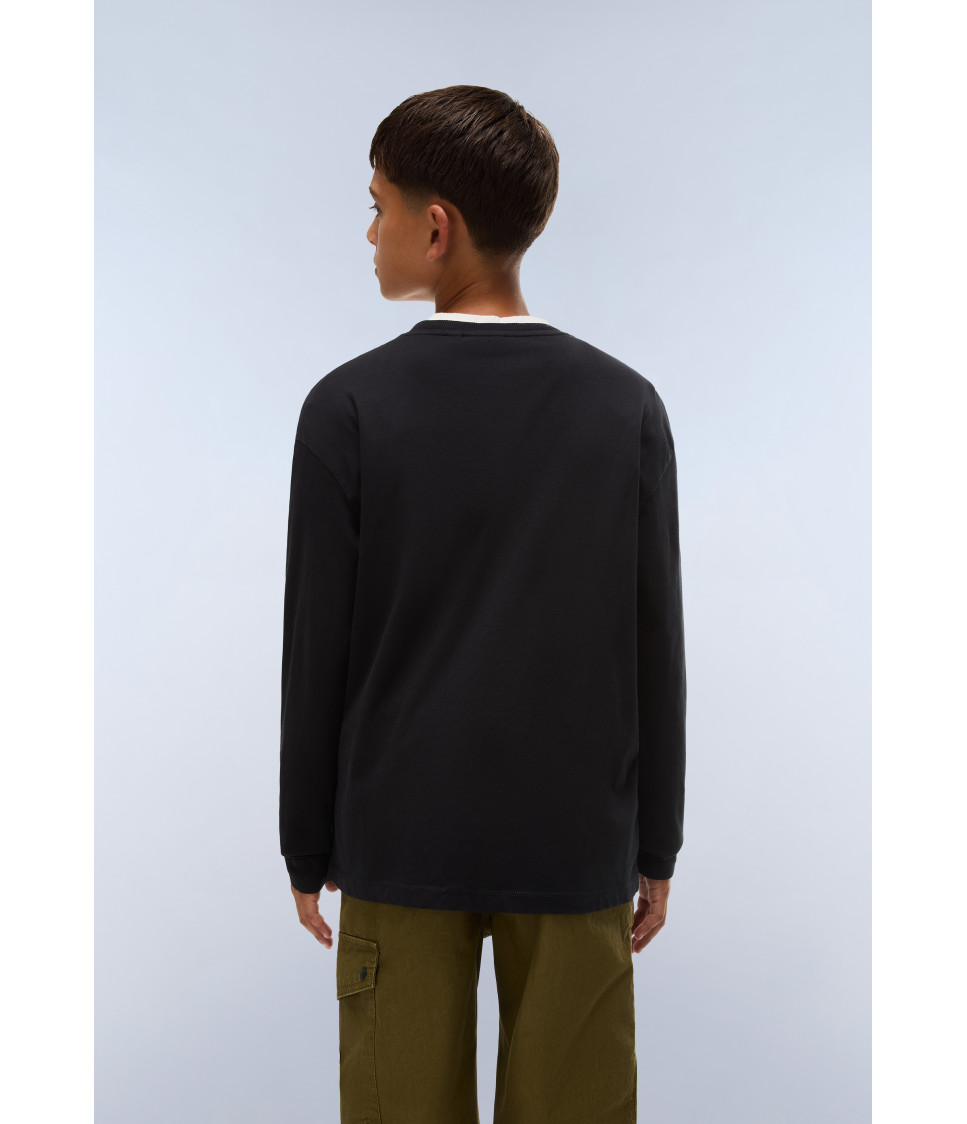 K S-NEW BOX LOGO LS BLACK BEAUTY 