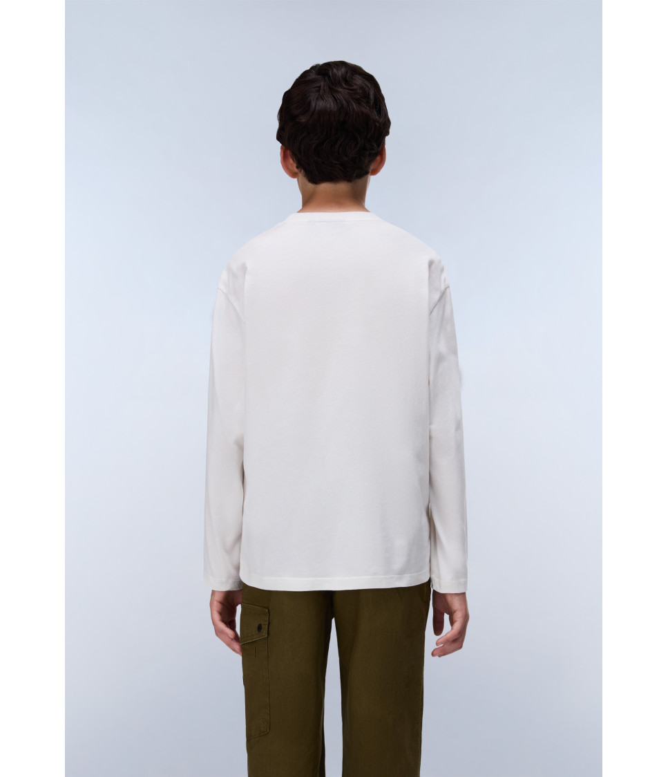 K S-NEW BOX LOGO LS WHITE WHISPER 