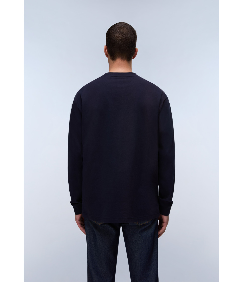 S-BOX LOGO LS 1 BLU MARINE 