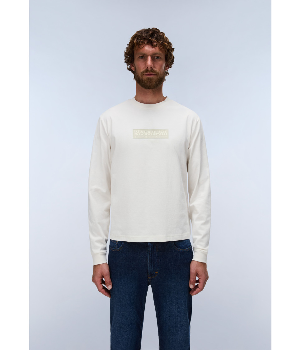 S-BOX LOGO LS 1 WHITE WHISPER 
