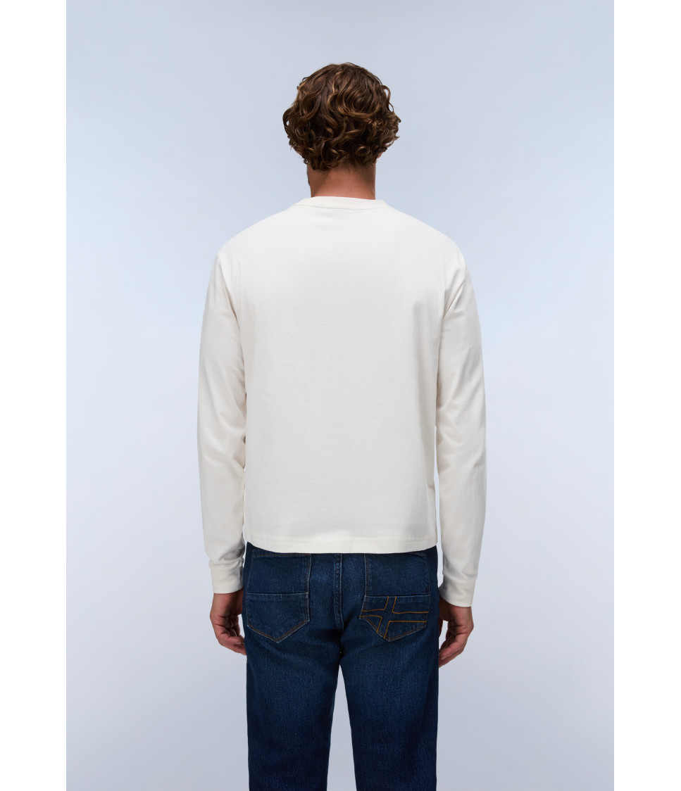 S-BOX LOGO LS 1 WHITE WHISPER 