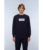 S-BOX LOGO LS BLU MARINE 