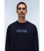 S-BOX LOGO LS 1 BLU MARINE 