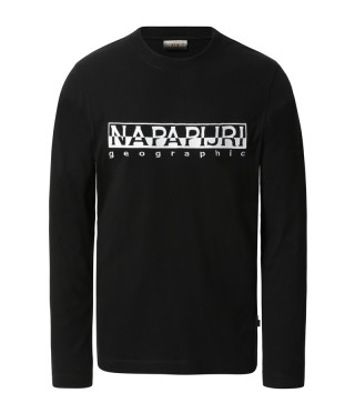 SERBER LS BLACK W EMBRO