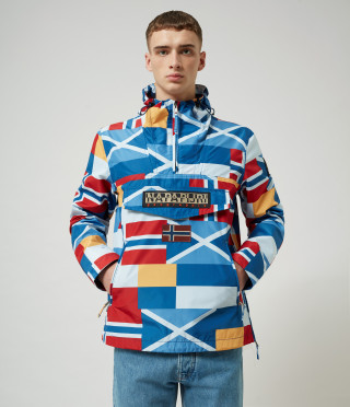 RAINFOREST S PRINT 1 LBLUE FLAG FR0