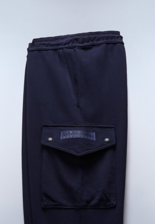 K M-BOX LOGO CARGO BLU MARINE 